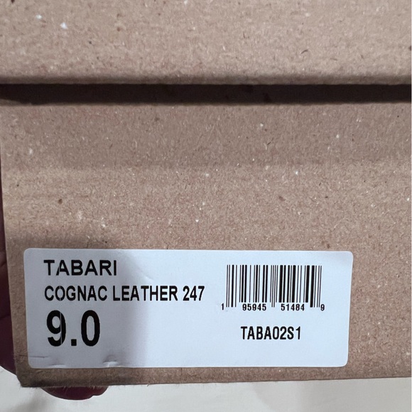 Brand New In the Box - Steve Madden Cognac Leather Tabari Heels Size 9 - Picture 3 of 4